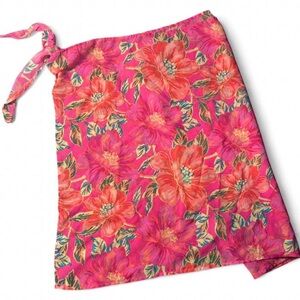 Beach Riot Melanie Sarong in the Miami Peony print
